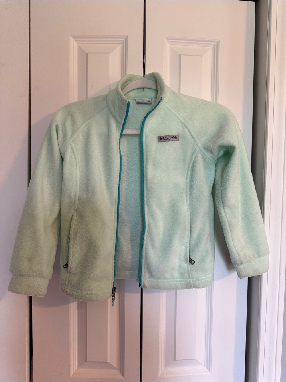 Columbia Girls' Mint Green Fleece Jacket